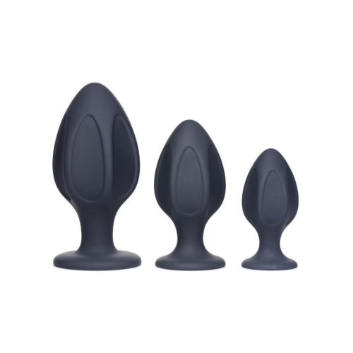 Triple Juicers Silicone Anal Plug Set Black - Image 5