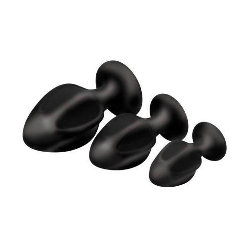 Triple Juicers Silicone Anal Plug Set Black - Image 6