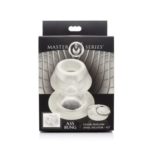 Ass Bung Clear Hollow Anal Dilator 4in X Large - Image 5