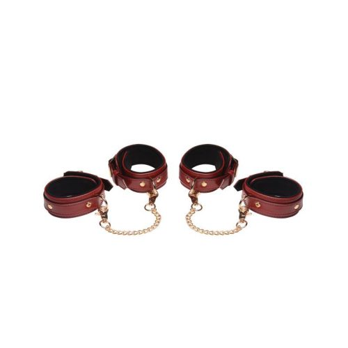 6 Pc Bondage Set Burgundy - Image 3