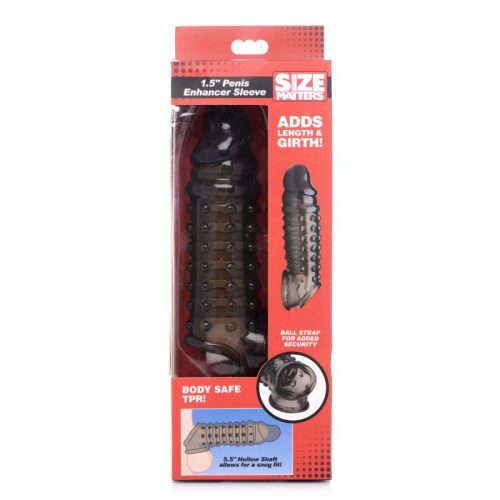 Penis Enhancer Sleeve 1.5in Smoke - Image 6