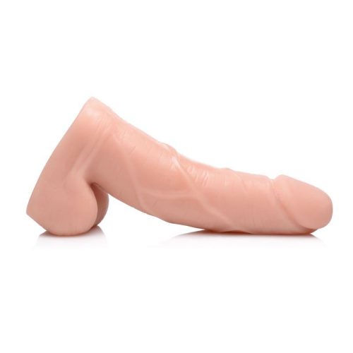 Large Bulge Soft Packer Dildo Light Skin Tone - Image 3