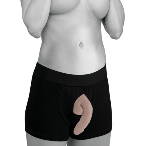 Large Bulge Soft Packer Dildo Light Skin Tone - Image 6
