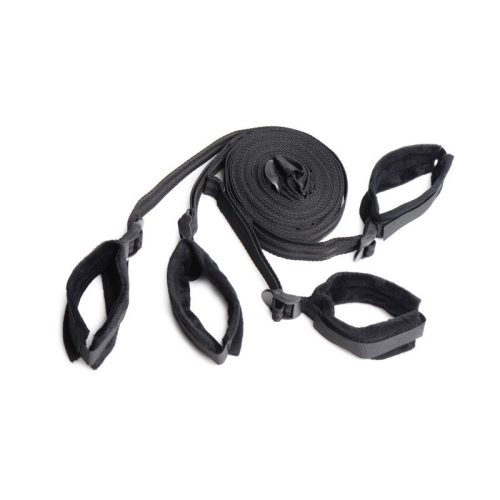 Bed Restraint Bondage Kit Black - Image 3