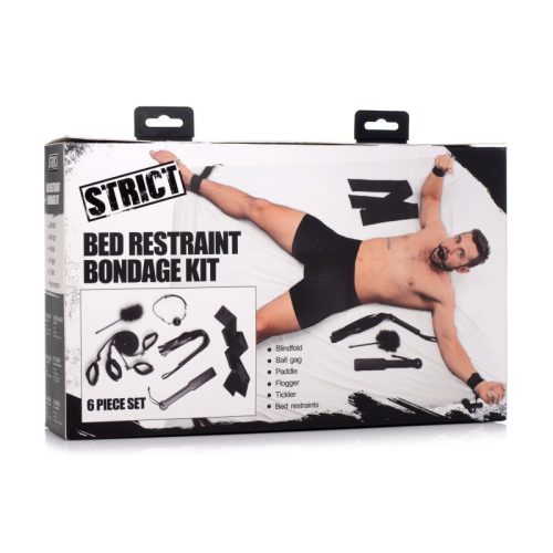 Bed Restraint Bondage Kit Black - Image 5