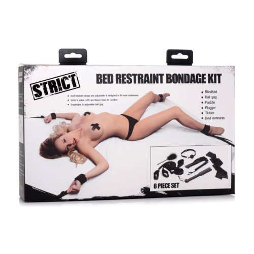 Bed Restraint Bondage Kit Black - Image 6