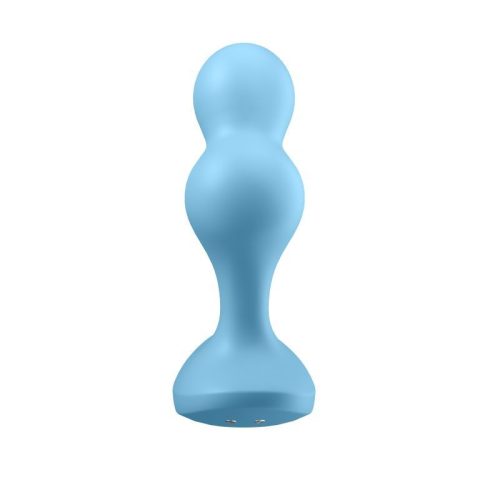Satisfyer Deep Diver Vibrating Connect App Anal Plug Blue - Image 5