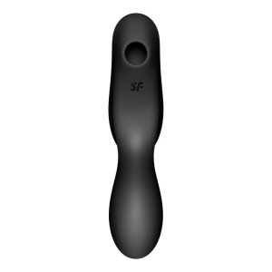 Satisfyer Curvy Trinity 2 Insertable Air Pulse Vibrator Black