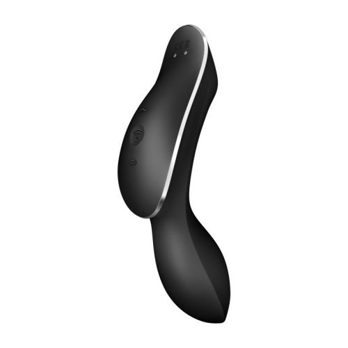 Satisfyer Curvy Trinity 2 Insertable Air Pulse Vibrator Black - Image 3