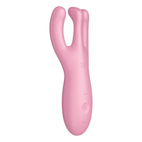 Satisfyer Threesome 4 Connect App Layon Vibrator Pink - Image 3