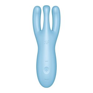 Satisfyer Threesome 4 Connect App Layon Vibrator Blue