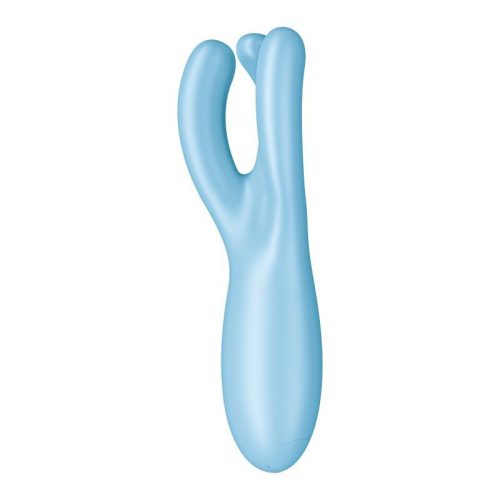 Satisfyer Threesome 4 Connect App Layon Vibrator Blue - Image 4