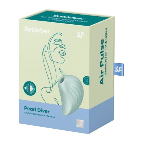 Satisfyer Pearl Diver Air Pulse Simulator Mint - Image 4