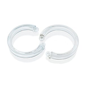 Cockcage U Ring 2 Pc L/XL Clear