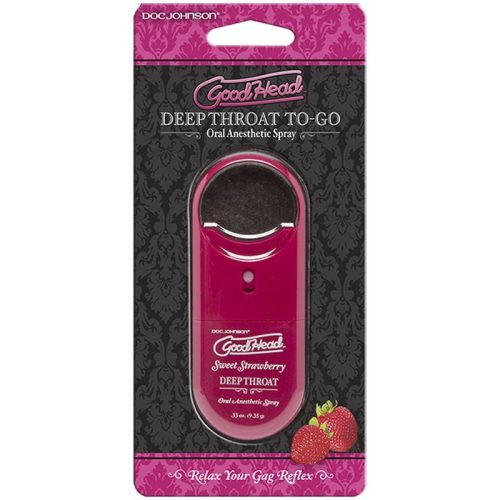 GoodHead To-Go Deep Throat Spray Sweet Strawberry 9ml - Image 3