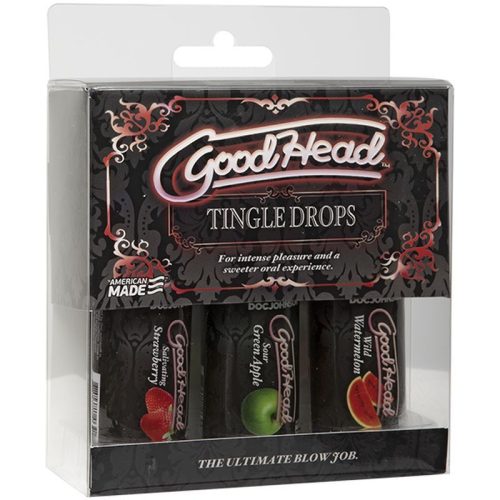 GoodHead Tingle Drops Strawberry, Apple and Watermelon 3 Pc - Image 3