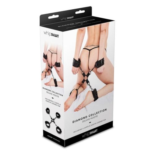 Whip Smart Diamond Hogtie Restraint Black - Image 3
