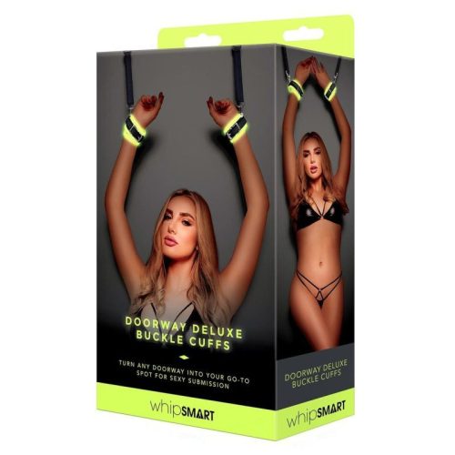 Glow In The Dark Deluxe Doorway Buckle Cuffs - Image 4