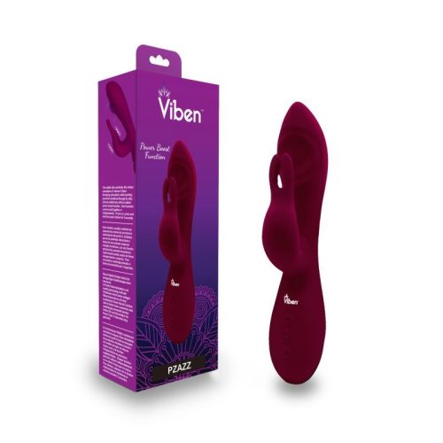 Viben Pzazz Rechargeable Thumping Rabbit Ruby - Image 6