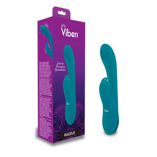 Viben Razzle Rechargeable Thumping Rabbit Ocean - Image 3