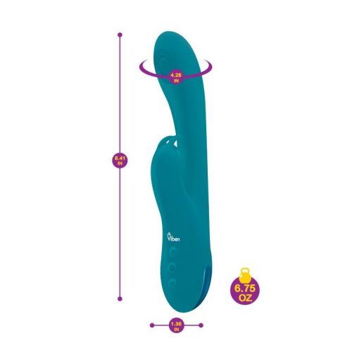Viben Razzle Rechargeable Thumping Rabbit Ocean - Image 5