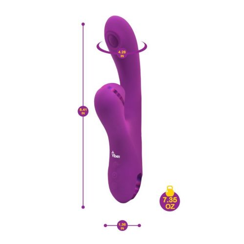 Viben Dazzle Rechargeable Thumping Rabbit Berry - Image 5