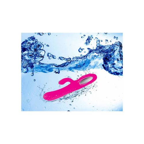 Viben Hypnotic Thrusting Rabbit Vibe w Swinging Clit Stim Hot Pink - Image 6