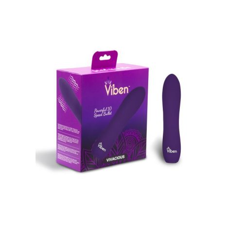 Viben Vivacious Rumble Motor Rechargeable Bullet Violet - Image 5