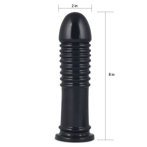 King Size 8in Anal Bumper Butt Plug - Image 3