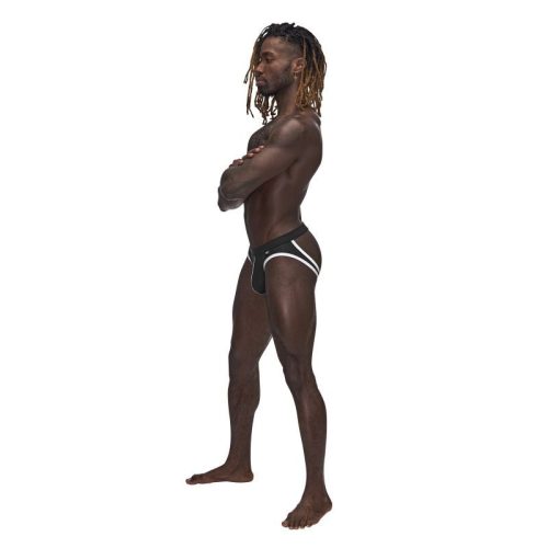 Male Power Sport Mesh Jock Black - Image 4