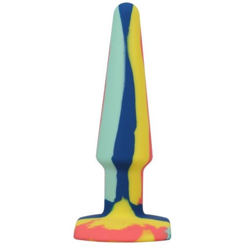 Groovy Silicone Anal Plug 5in Sunrise - Image 4