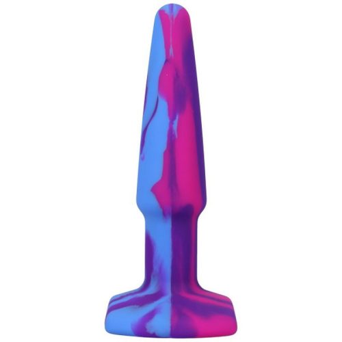 Groovy Silicone Anal Plug 4in Berry - Image 3