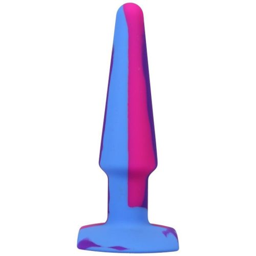 Groovy Silicone Anal Plug 5in Berry - Image 3