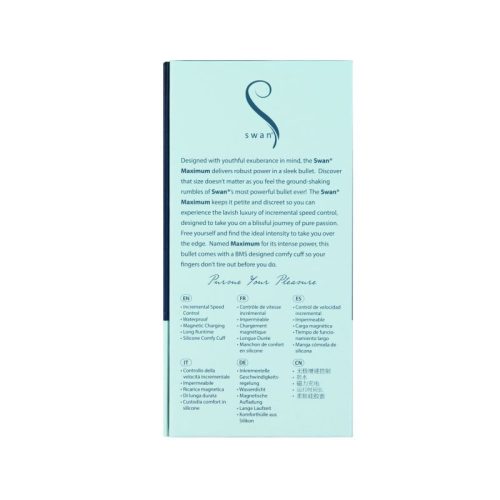 Maximum Comfy Cuff Rechargeable Bullet Blue - Image 6