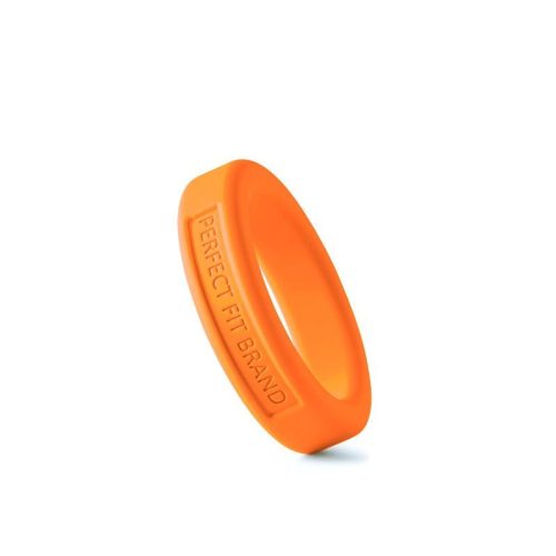 Classic Silicone Medium Stretch Penis Ring 36mm Orange - Image 3