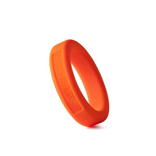 Classic Silicone Medium Stretch Penis Ring 36mm Orange - Image 4