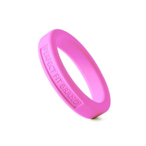 Classic Silicone Medium Stretch Penis Ring 44mm Pink - Image 4