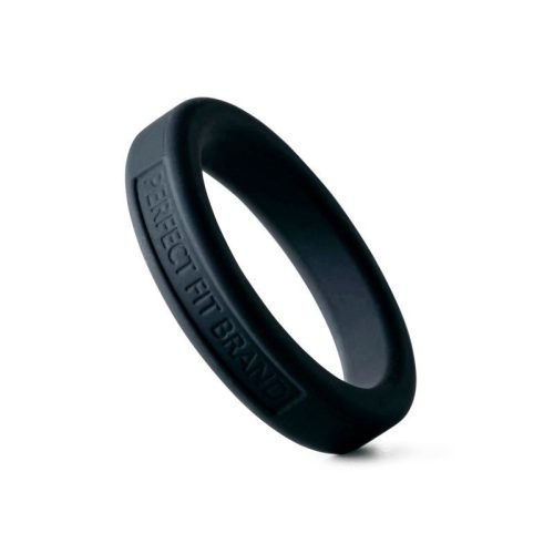Classic Silicone Medium Stretch Penis Ring 44mm Black - Image 4