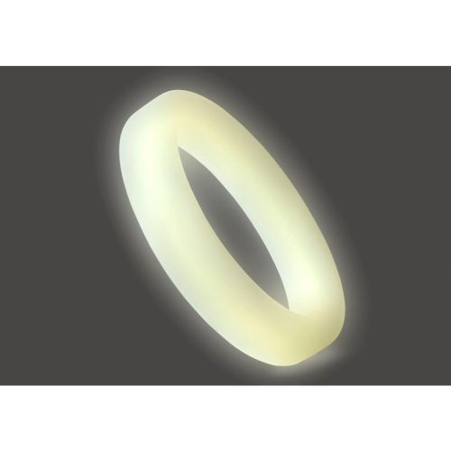 Classic Silicone Medium Stretch Penis Ring 44mm Glow In The Dark - Image 4