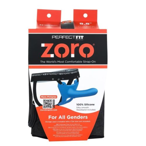 Zoro Strap-On 5.5in Blue - Image 3
