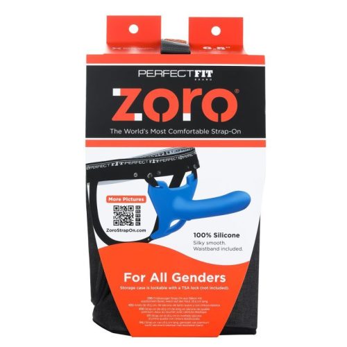 Zoro Strap-On 6.5in Blue - Image 3