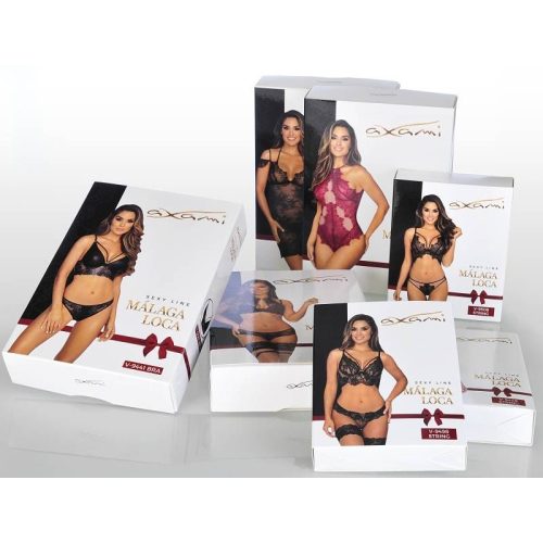 Floral Lace Brazilian G-String Pink - Image 4