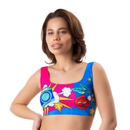 Comics Curios Crop Top - Image 3