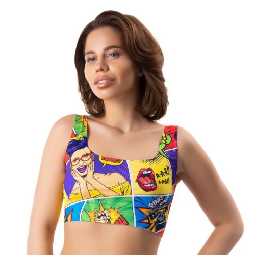 Comics Insta Crop Top - Image 3