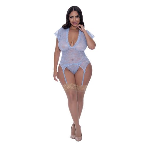 Cap Sleeve Basque and Thong Set - Image 4