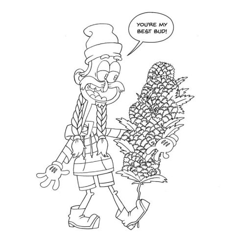High AF Colouring Book - Image 3