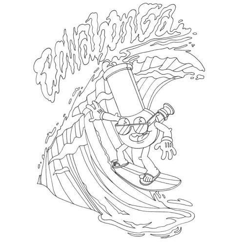 High AF Colouring Book - Image 4