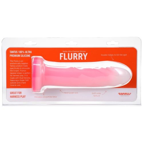 Flurry Dual Density Dildo Rose Quartz - Image 6