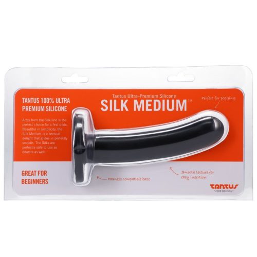 Silk Dildo Medium Onyx - Image 5