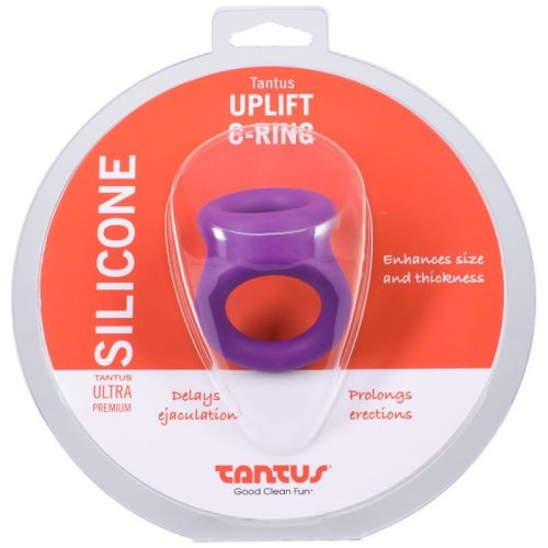 Uplift Silicone Cock Ring Lilac - Image 6